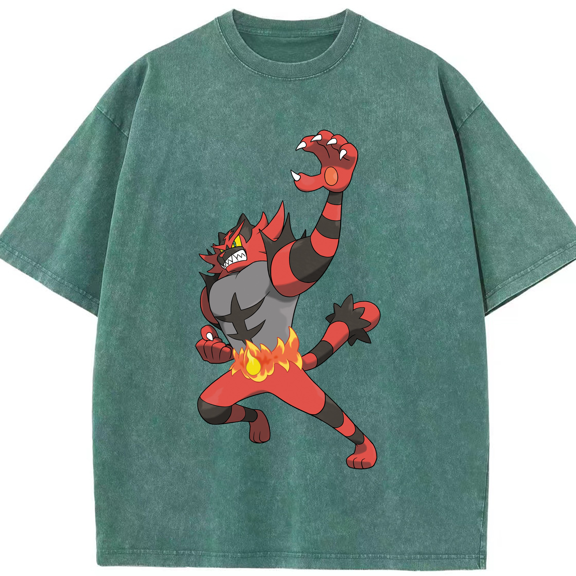 （画像用） ポケットモンスター Pokémon 綿100% ヴィンテージ風 半袖Tシャツ（フロントプリント）
